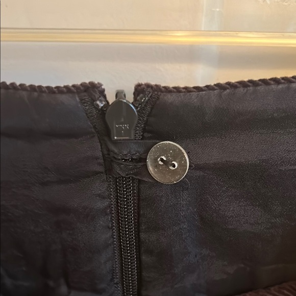 Akris Punto brown corduroy Knee-Length Pencil Skirt, size 10, made in Italy - Picture 6 of 11